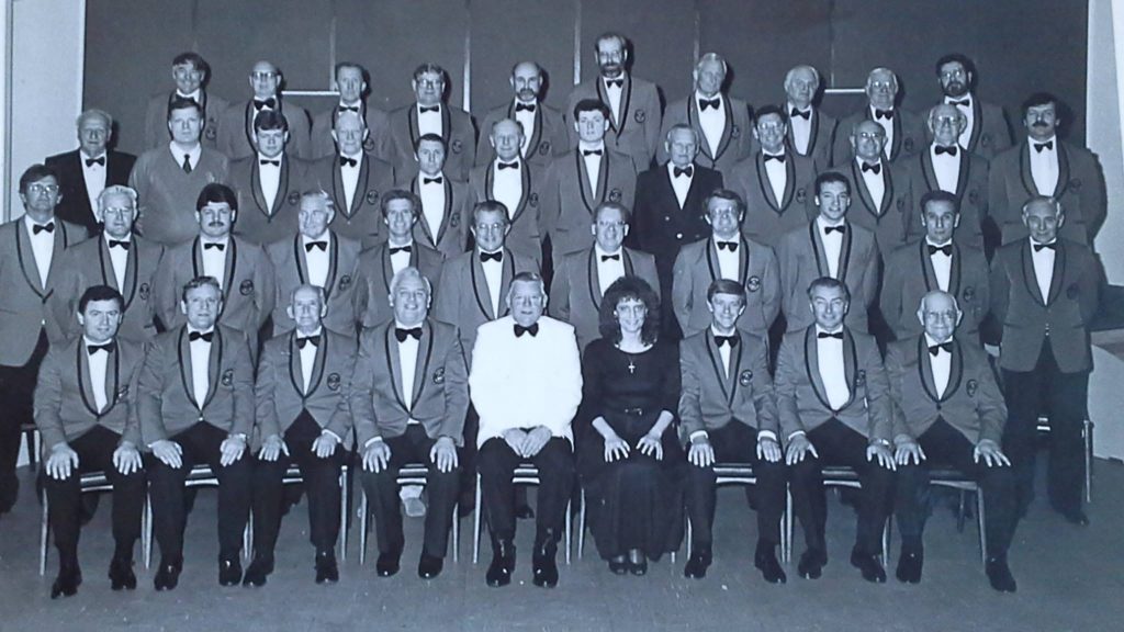 (09) Another picture from our archives, with Ron Kempton M.D. and Gillian Greenacre, Accompanist. 10368916_898196633534822_4233889545114923683_o